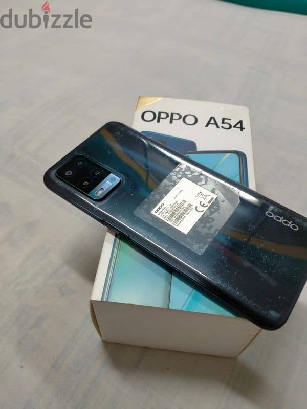 oppo a54 128/4+3 بلزقة الضهر 11