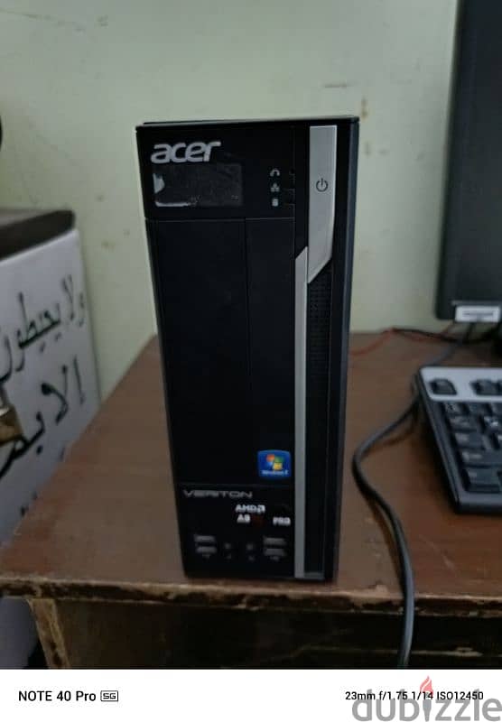 كمبيوتر كامل رام 8 هارد500 كارت شاشه 1 جيجا معالج Amd A8 pro حالة زيرو 2