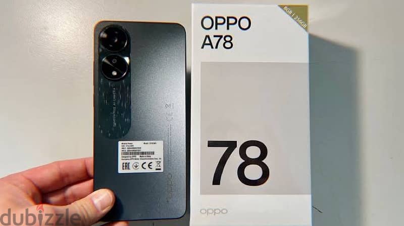 OPPO A78 256GB شريحتين 0