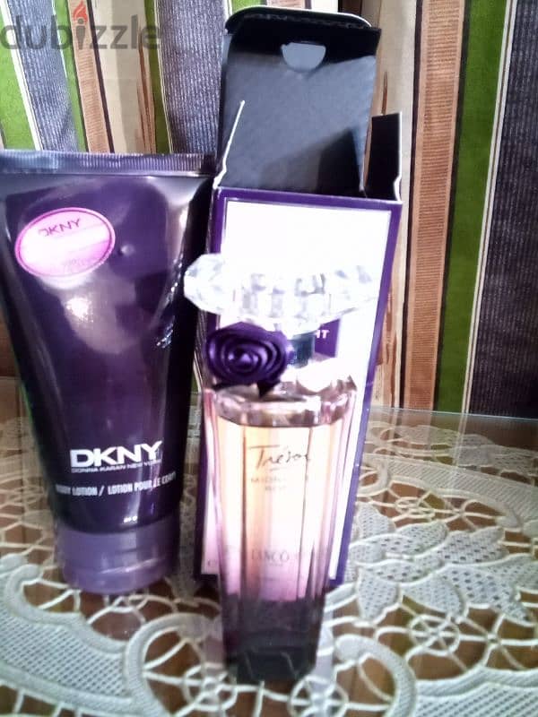 هدية قيمة ,Tresor Midnight Rose& DKNY Sexy Body Lotion 2