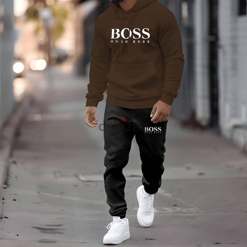 اختبر الراحة والأناقة مع ترنج Boss الرجالي أوفر سايز، المصمم خصيصًا لي 1