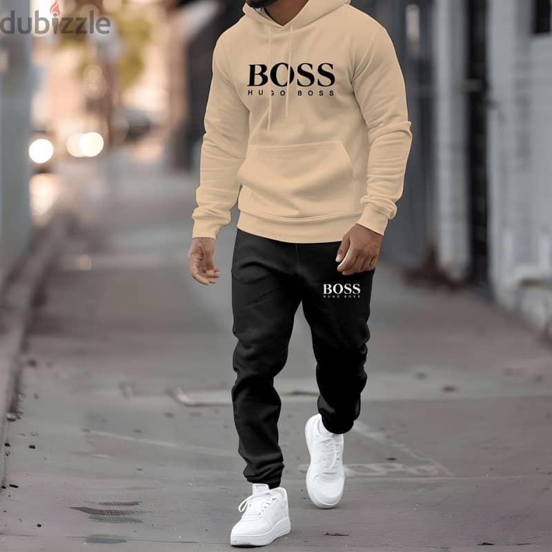 اختبر الراحة والأناقة مع ترنج Boss الرجالي أوفر سايز، المصمم خصيصًا لي 3