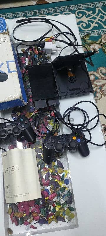 جهاز ps2 بلكرتونه معدل ماتريكس يعمل بفلاشه