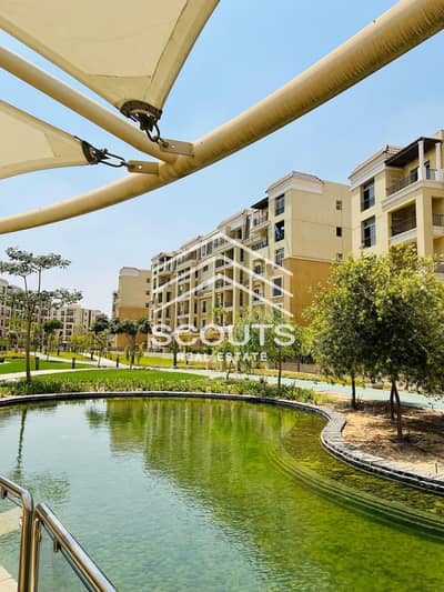 Apartment for sale in the Fifth Settlement in Sarai Compound, New Cairo, next to Madinaty, a distinctive sea view, in installments, area 131 m