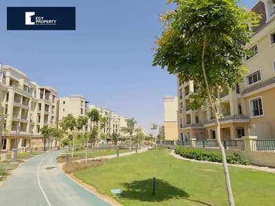 Apartment For Sale Garden View With Prime Location And Ready To Move In Sarai New Cairo Own Now!!