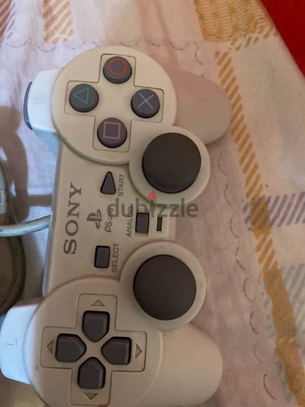 play station 2 and analog controller 3