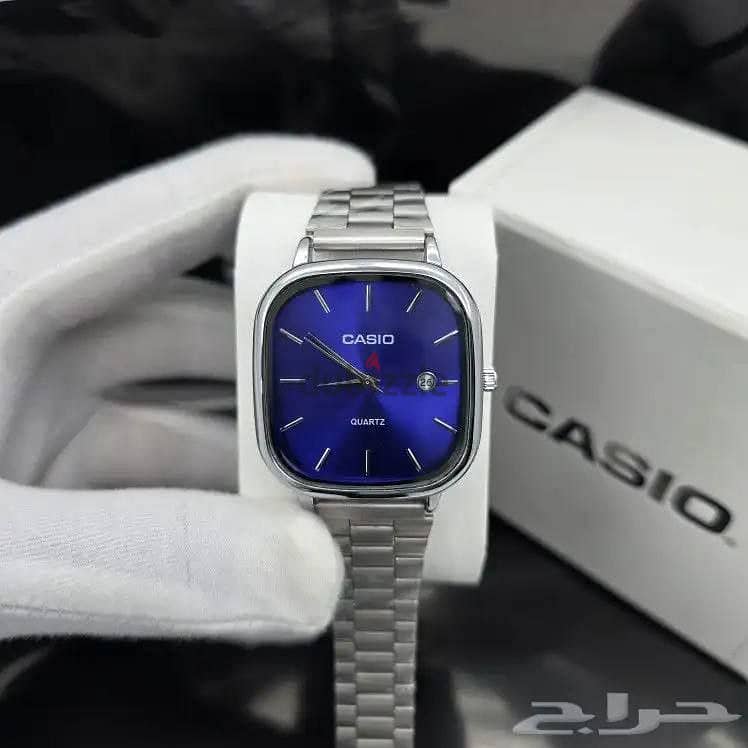 ساعه #casio  عقارب مربع تريند الجيل. . .  1