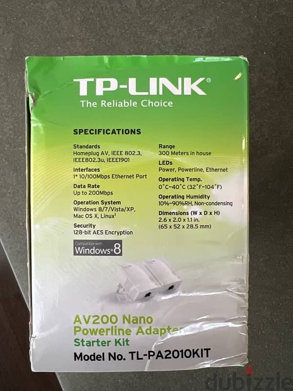 TP-Link AV200 Nano Powerline Adapter Starter Kit 2