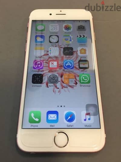 Iphone 6 S مساحة 64 لون زهبي بحالة الزيرو iPhone