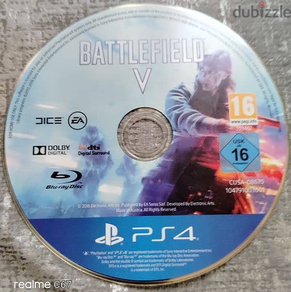 Battlefield V used. 2