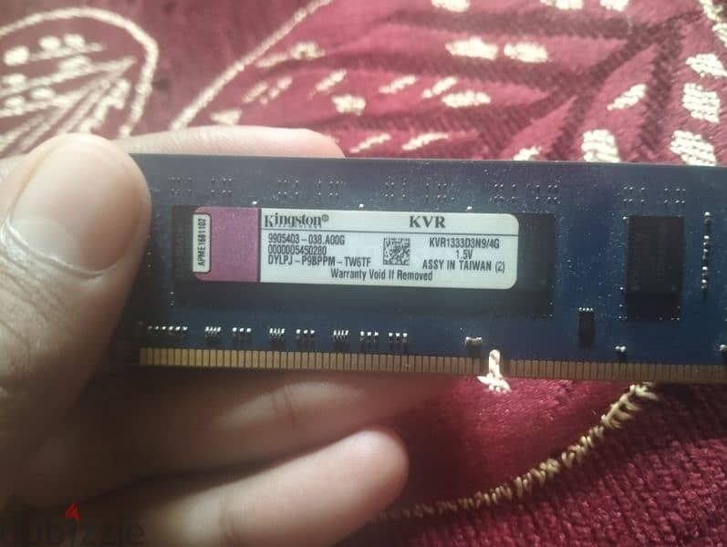 Ram 4gb ddr3 Kingston 2