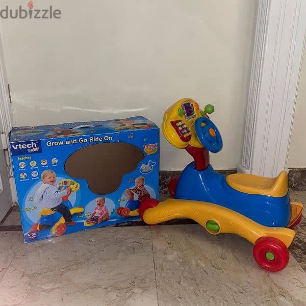 VTech Grow N Go Ride On 0