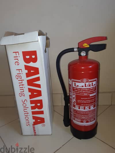 Fire extinguisher bavaria , طفاية حريق بافاريا ٦ كيلو