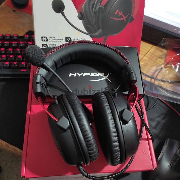 HyperX Cloud II Gaming headset سماعة هايبر اكس كلاود 2 0