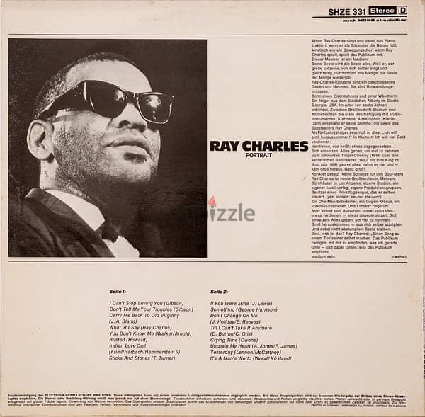 اسطوانة RAY Charles gramophone 1