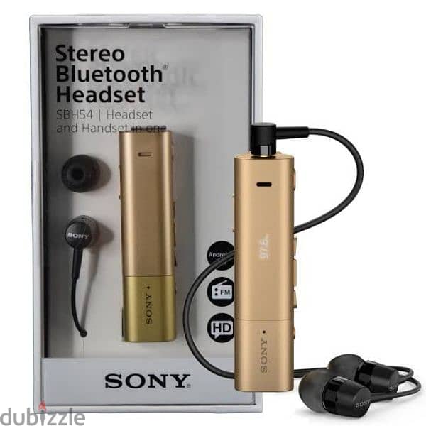 Sony SBH54GD Stereo Bluetooth Headset - Gold 0