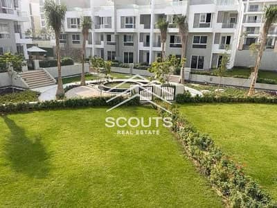 apartment 3BR ground floor with garden for sale in Hyde Park, the 5th Settlement