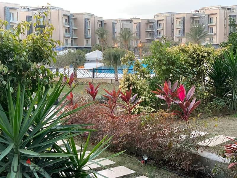 Apartment for sale, ground floor with garden (3 rooms), immediate receipt, in Galleria Moon Valley Compound, Fifth Settlement 0