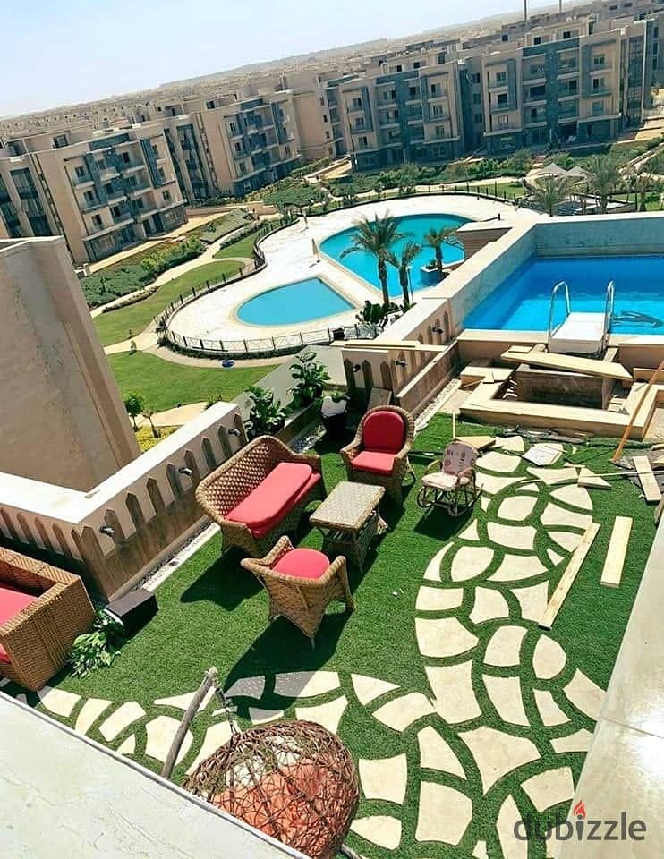 ٌReady to move apartment 130m in Galleria moon vally 130m next to AUC 0