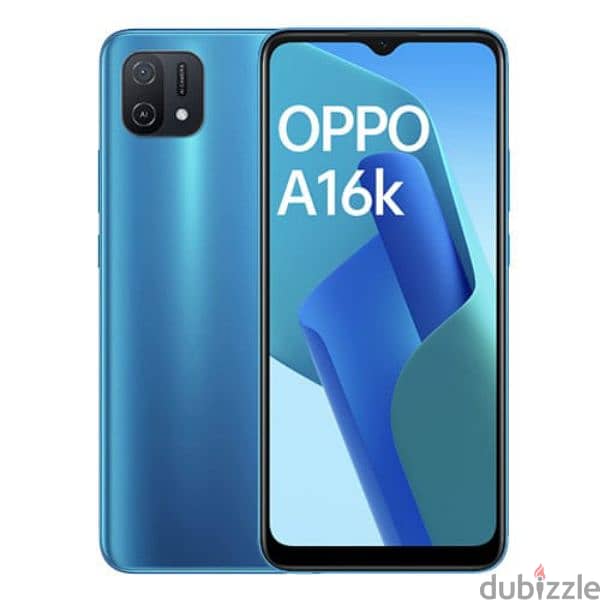 موبايل oppo a16k للبيع بسعر مغري 0