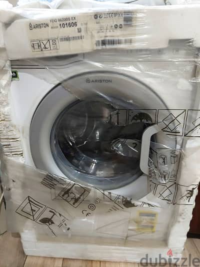 Ariston freestanding washer dryer: 9kg - FDG 9620BS EX