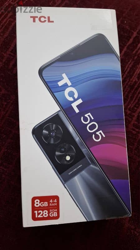 Tcl 505  بالكرتونه مقفوله وارد الخارج هاتف جديد 1