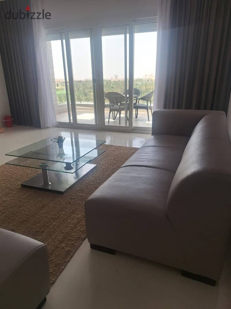 Apartment for rent, modern furniture, golf view and lakes, Katameya Dunes 0