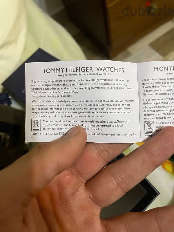 original tommy hilfger watch 1