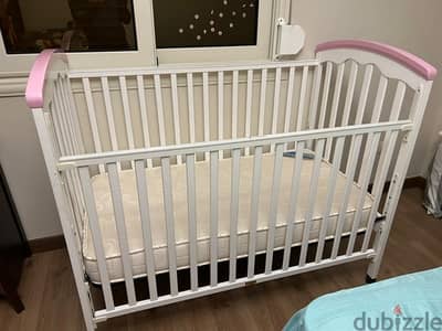 Juniors baby bed with mattress