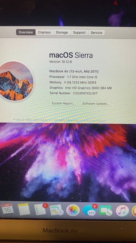 MacBook Air 2011 , 13 inch 0