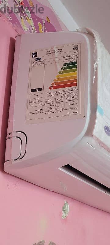 تكييف كارير 1.5  بارد ساخن أوبتيماكس استخدام شهر ونص 3