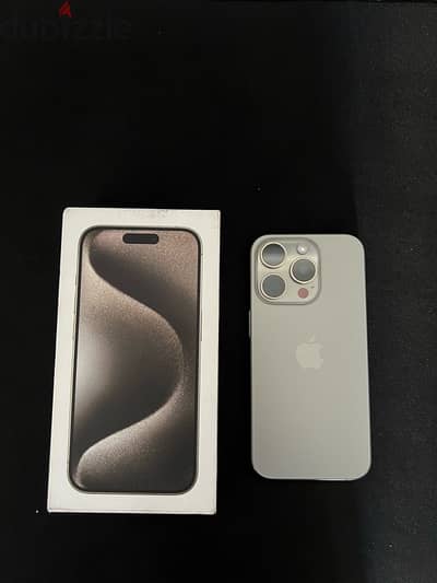 iphone 15 pro 128gb بطاريه 99% بالعلبه