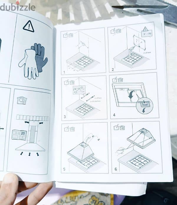 Ariston built-in Hood 90 CM - New شفاط بوتاجاز هرمي اريستون ٩٠ سم 9