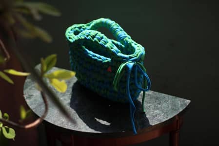 crochet handbag