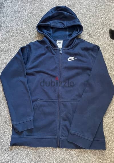 nike zip up navy