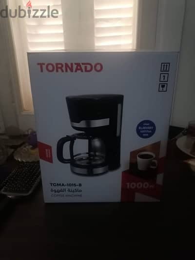 tornado American cofee machine جديده