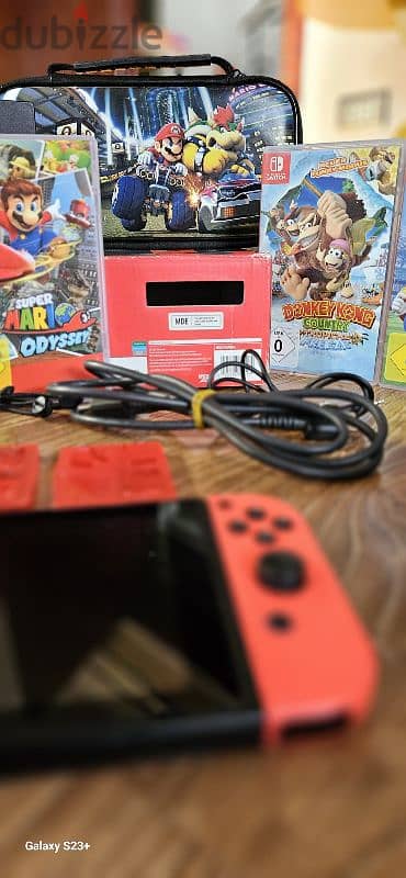 Nintendo Switch Used in perfect condition with Accessories 1