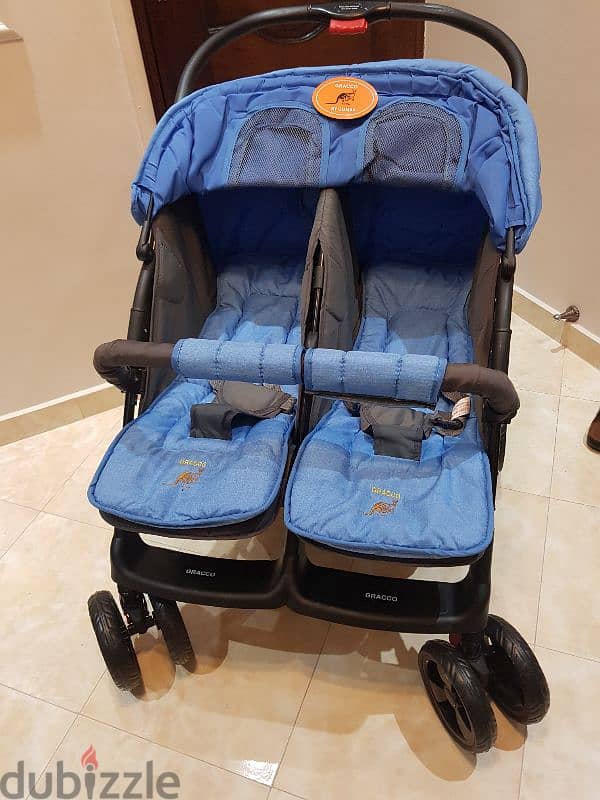 twins stroller عربية توأم 0