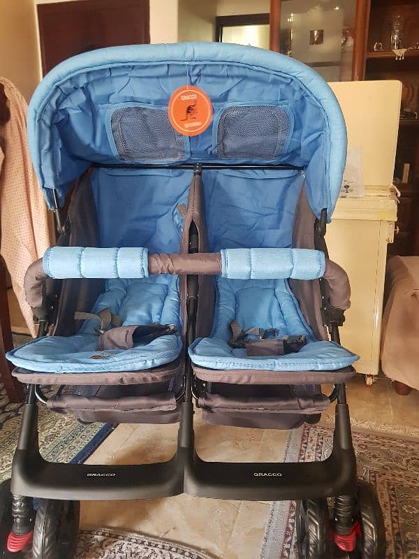 twins stroller عربية توأم 2