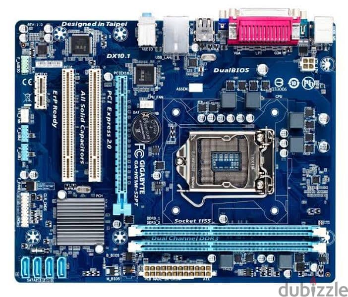 Gigabyte GA-H61M-S2PT Motherboard 1