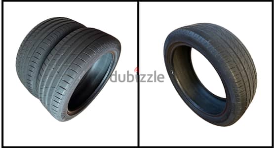 طقم كاوتش مستعمل مقاس - 225/45 R19