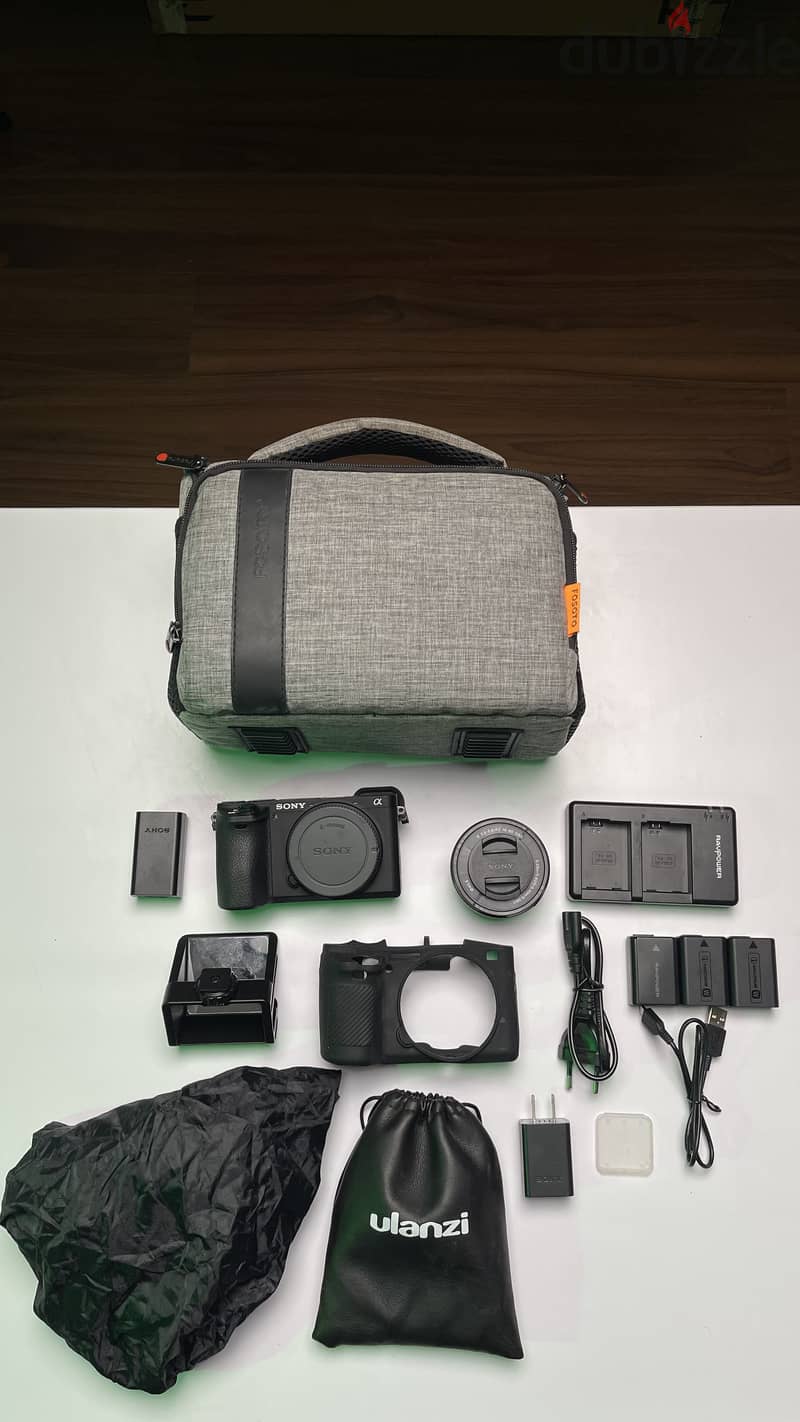 Sony a6500 with all needed accessories 0