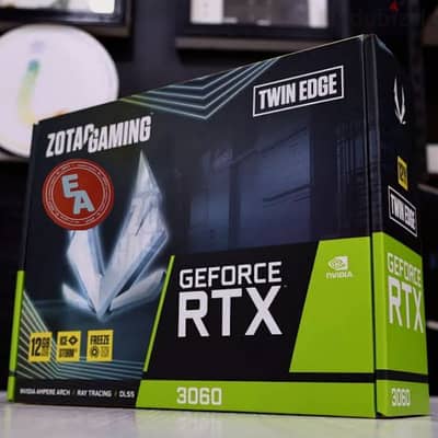 Zotac RTX 3060 12Gb جديد متبرشم