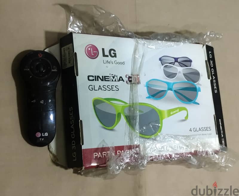 شاشه LG 32 سمارت بحاله ممتازه بالريموت الماچيك 3