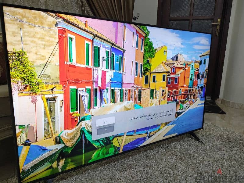 شاشه ال جي ٦٥ 2024 استخدام شهرين موديل LG 65UT80 AI 1