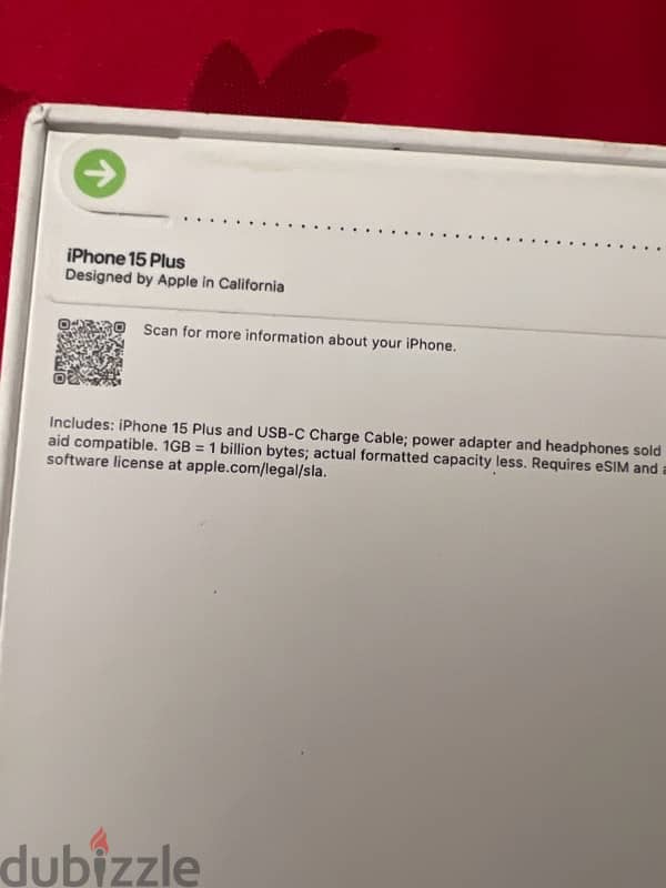 Brand new iPhone 15 plus, Sealed Box 1