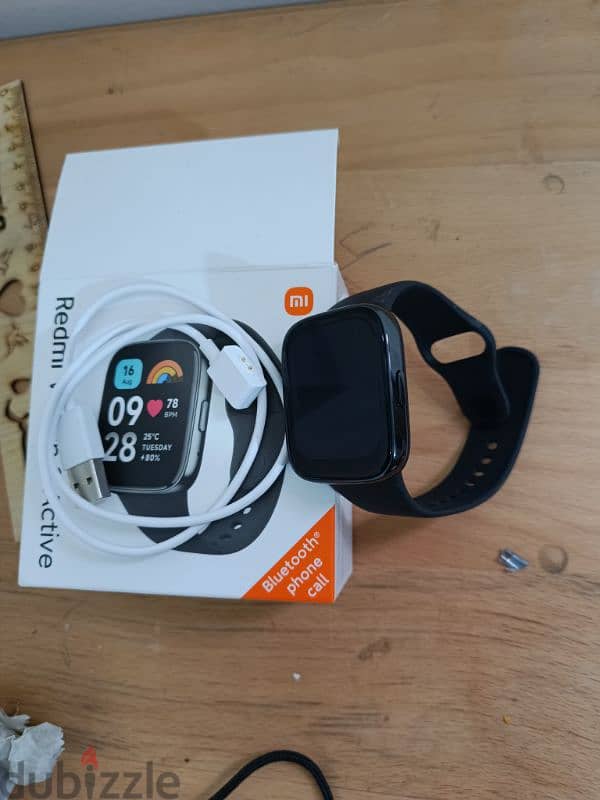 ساعة سمارت  شاومي واتش ٣ اكتف Xiaomi redmi watch 3 active smart watch 0