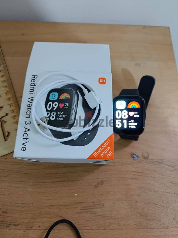 ساعة سمارت  شاومي واتش ٣ اكتف Xiaomi redmi watch 3 active smart watch 1