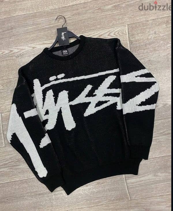 stüssy pullover black/grey (all sizes available) 0