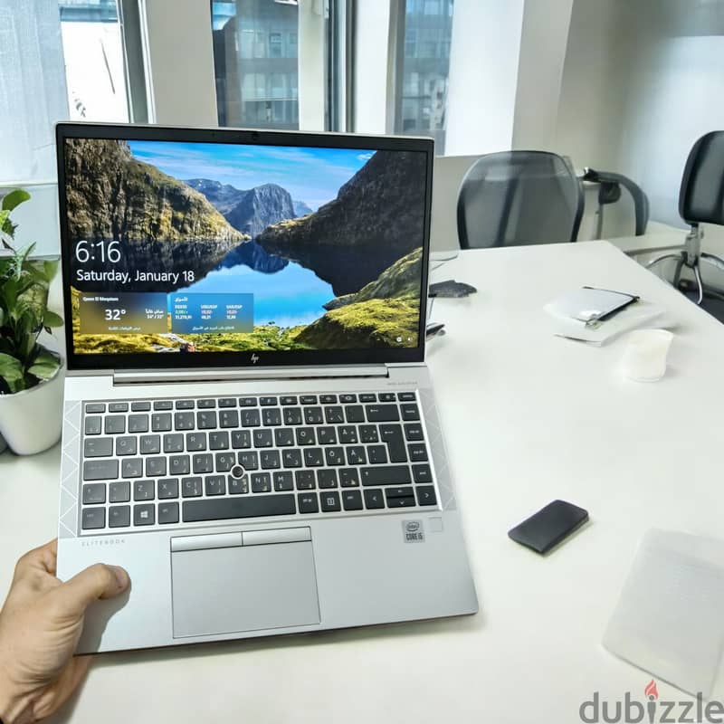 HP EliteBook 840 G7 جيل عاشر  زيروووو شاحن وبطارية اصلي ضمان 6 شهور 0